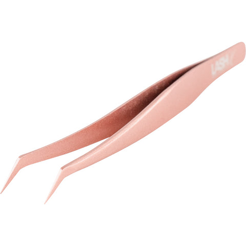 Lash Extension Isolation Tweezer - Rockstar Rose Gold - lashx.pro Healthier Professional lash extension products