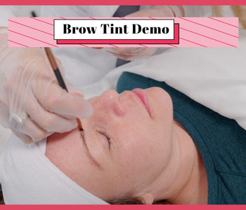 How to: Eyebrow Tint with New FDA Approved Tint Kit - Oxidant free