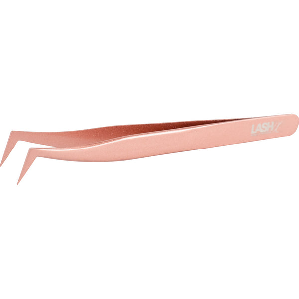 Lash Extension Mega Volume Tweezer - Rockstar Rose Gold - lashx.pro Healthier Professional lash extension products 