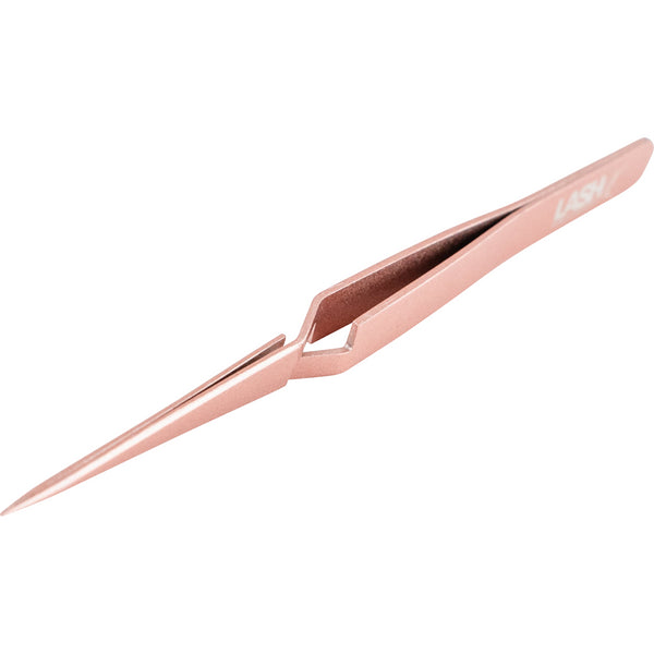 Lash Extension X-Type Tweezer - Rockstar Rose Gold - lashx.pro Healthier Professional lash extension products 