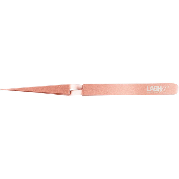Lash Extension X-Type Tweezer - Rockstar Rose Gold - lashx.pro Healthier Professional lash extension products 