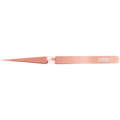 Lash Extension X-Type Tweezer - Rockstar Rose Gold - lashx.pro Healthier Professional lash extension products 