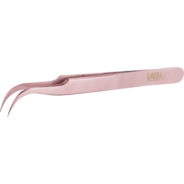 Lash Extension Hook Tweezer - Rose Gold - lashx.pro Healthier Professional lash extension products 