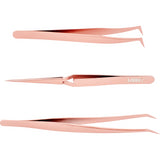 Lash Extension Isolation Tweezer - Rockstar Rose Gold - lashx.pro Healthier Professional lash extension products 