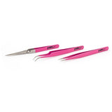 PRO Straight Tweezers - lashx.pro Healthier Professional lash extension products 