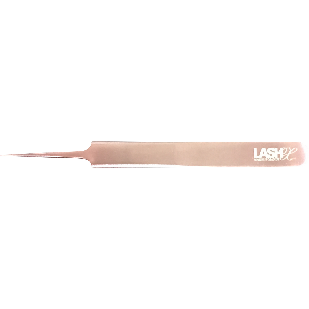 Lash Extension Needle Nose Tweezer - Rose Gold