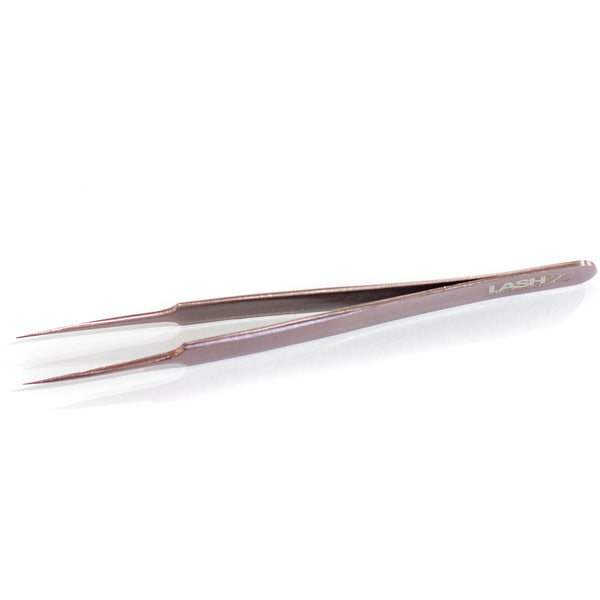 Lash Extension Needle Nose Tweezer - Rose Gold - lashx.pro Healthier Professional lash extension products 