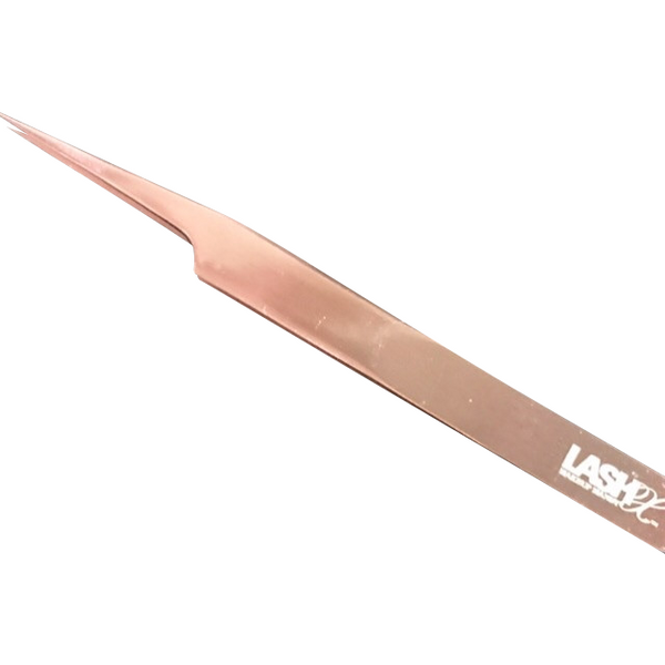 Lash Extension Curved Tweezer - Rose Gold - lashx.pro Healthier Professional lash extension products 